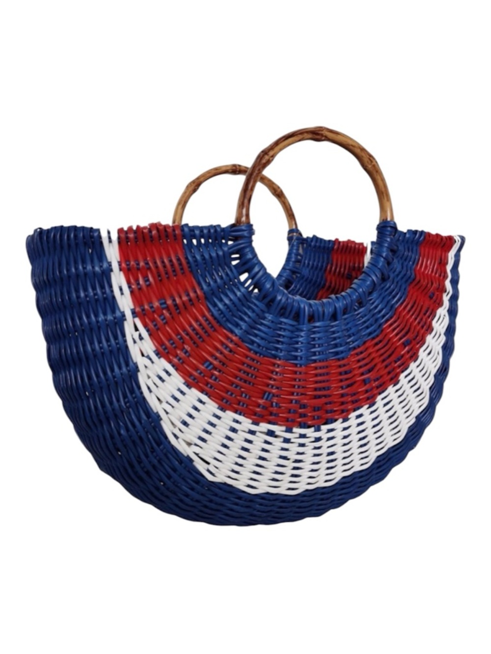 INC International Concepts Fan Tote Red White and Blue